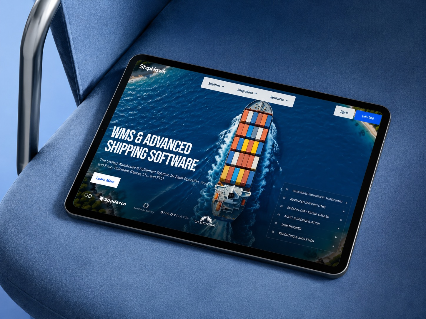 ShipHawk — advanced shipping made easier to navigate project presentation